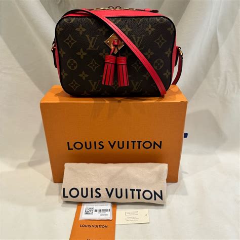 louis vuitton saintonge pink|saintonge coquelicot monogram.